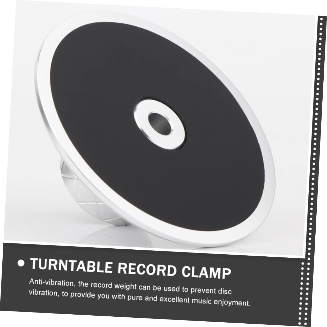 Uonlytech Disco Stabilizzatore in Lega Per Vinile Morsetto Peso Del Disco Per Giradischi in Accessori Per Vinile Per Ridurre