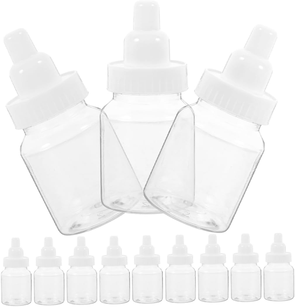 5sets Wedding Candy Bottle Box Bridal Shower Favors Elegant Party Favors for Adults Milk Bottle Candy Holder 20pcs*5