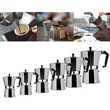 WY8 TOP MOKA Italian Coffee Pot Maker Filter Stove Top Mocha Espresso Coffee Pot all size 150ML 3CUP