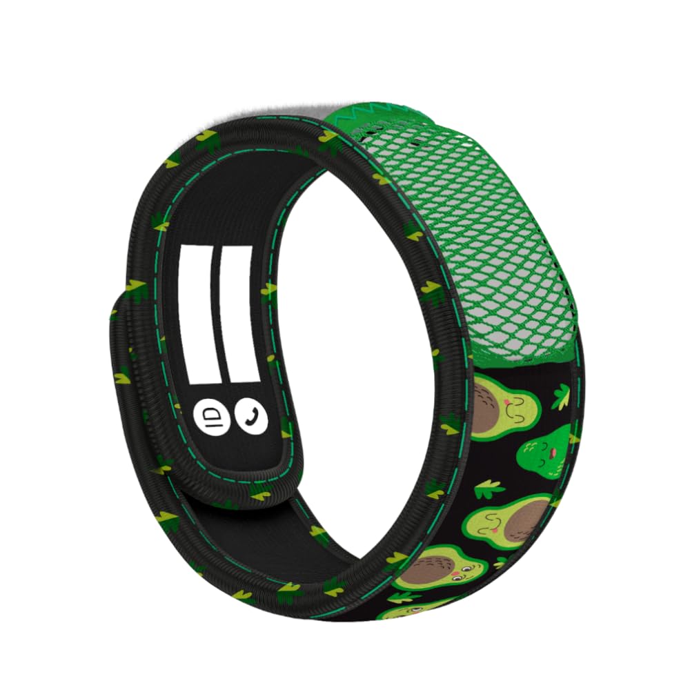 PARA'KITO Mosquito Repellent Kids Wristband - Avocado