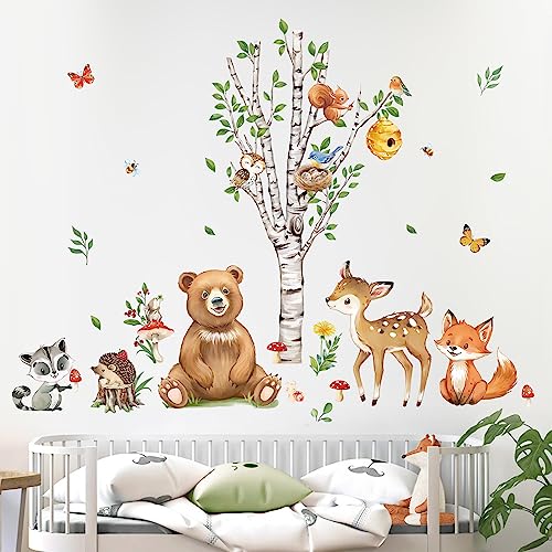 Vinilo decorativo Woodland Animals de 30 cm x 90 cm miniatura 2