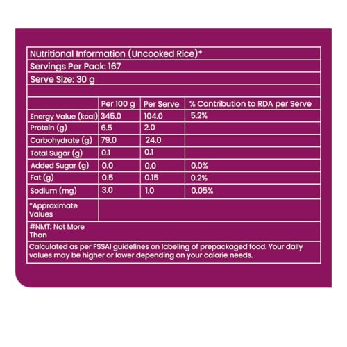 Image of Fortune Rozana Gold Basmati Rice 5Kg | Cooked grain upto 15 mm | Fluffy, Non-Sticky Rice | Everyday Basmati Rice