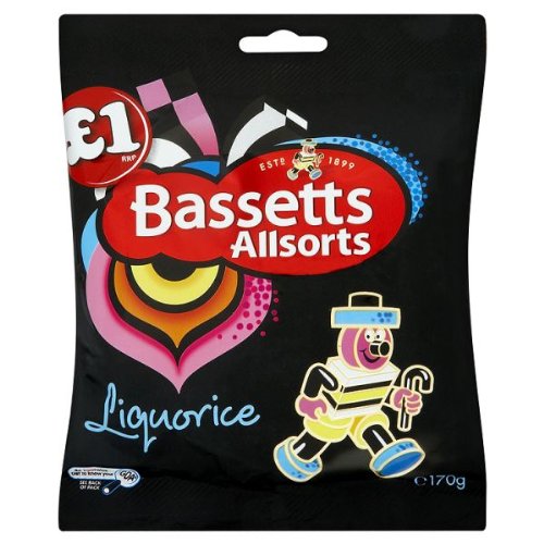 Bassett's Liquorice Allsorts 170G - Pack Of 12