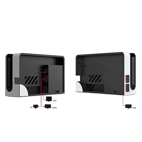 Miniatura 3 de ECHZOVE Switch OLED Silicone Soft Rubber Dust Proof Plug, Nintendo Switch Dust Proof Cover Assessories Kits,Dust Cover for HDMI, USB, AC, SD, LAN,