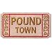 Ticket to Pound Town Morale Patch Embroidered Funny Biker Applique Iron On Sew On Emblem