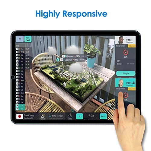 Image of JETech Tempered Glass Screen Protector Guard for iPad Air 5 (10.9-Inch, 2022 Model, 5th Generation), 2-Pack