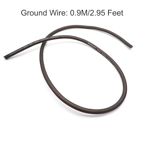 Miniatura 4 de Kit de altavoz de sistema de audio automático de 6 amperios para automóvil, cable de cableado de instalación de 1200 W, haz conexiones y aporta