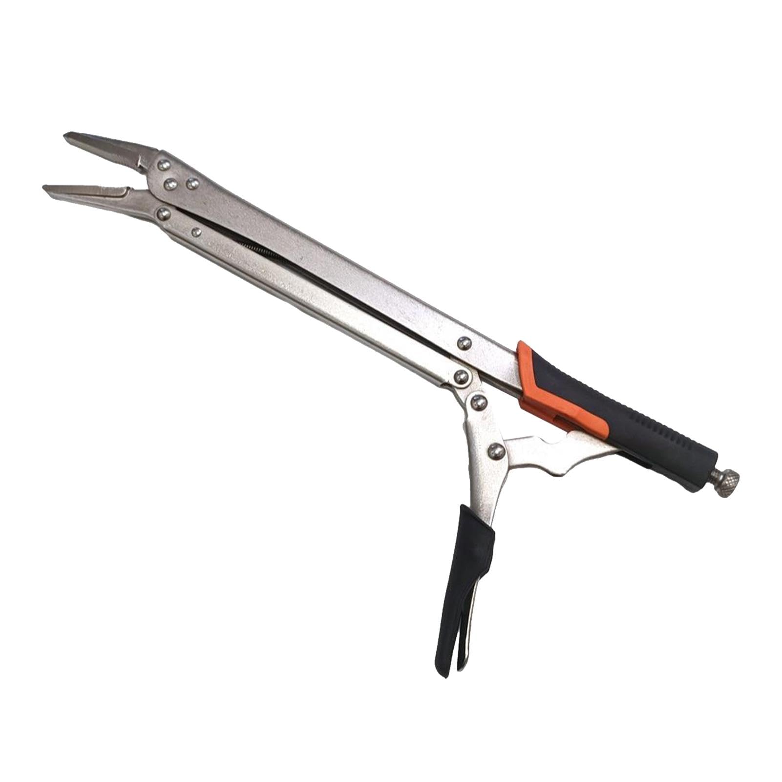 Pince étau longue portée 15" droite étroite à mâchoire réglable