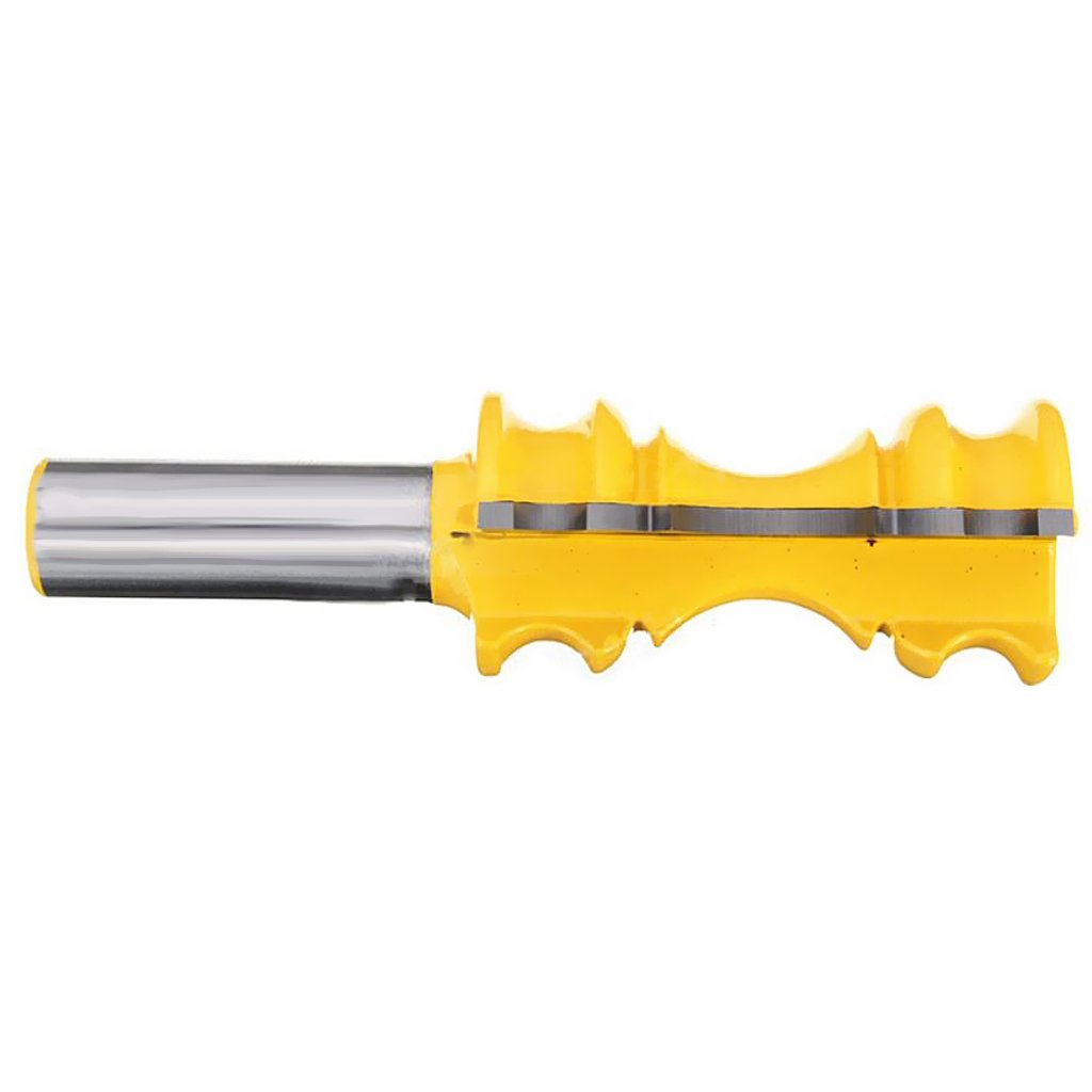 Magideal 1/2'' Shank Rail and Stile Router Bits Carpentry Chisel Cutter -Yellow