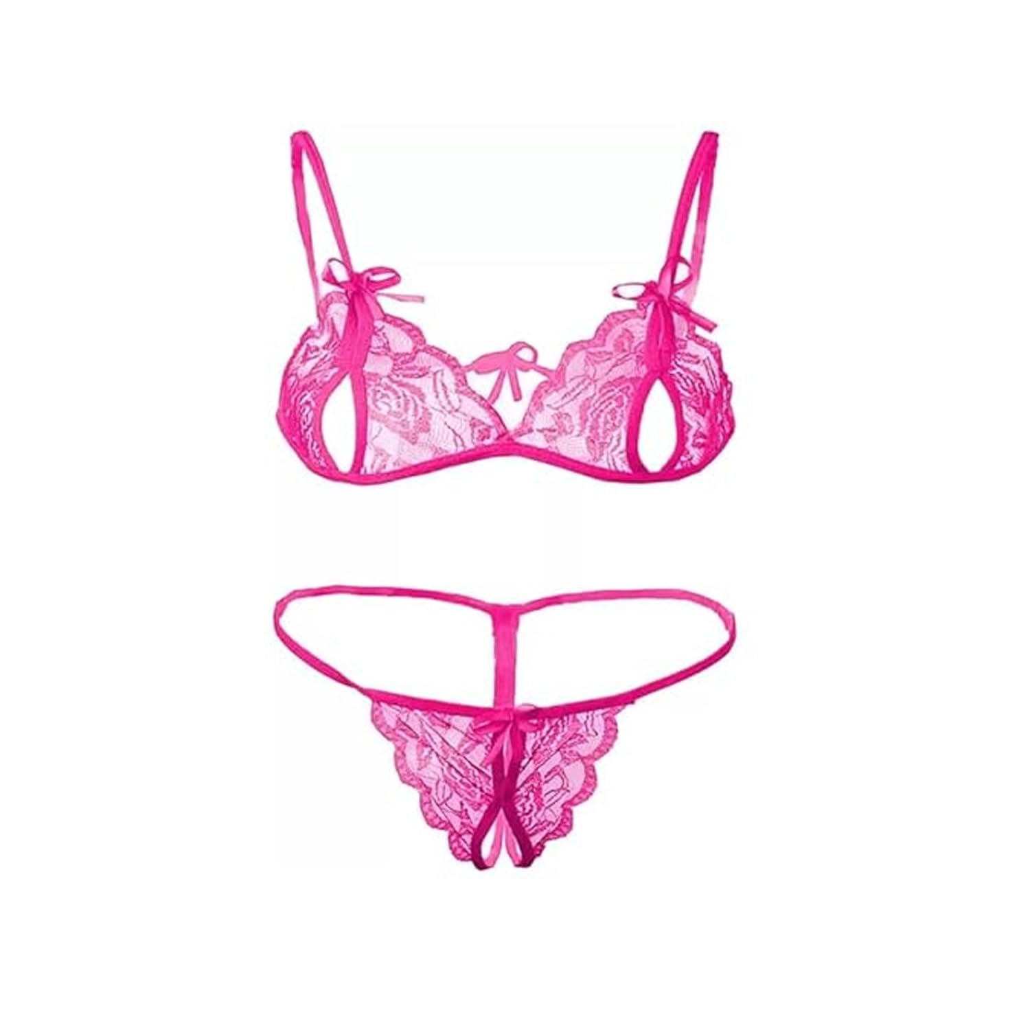 Babydoll Lingerie for Women Free Size Babydoll Dress-Honeymoon Lingeries (Pink-2, Free Size, Dl-17-Pink)-image-10