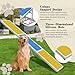 jopavo Wooden Dog Agility Seesaw - 118x13x21 Inch Agility Training Equipment for Backyard Obstacle Courses, Dog Exercise & Play Set