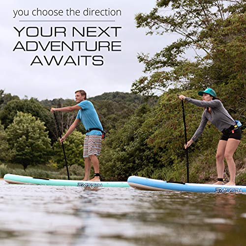 Smooth SUP Inflatable Stand Up Paddleboard, Lightweight Touring SUP, 10\'0\", Sunset - Thumbnail 4