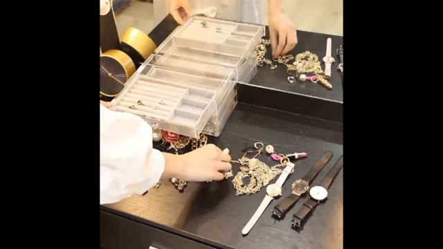 Portagioie In Acrilico Con 5 Cassetti - Trasparente, Fodera Velluto, Per Organizzare Gioielli - Foto 4