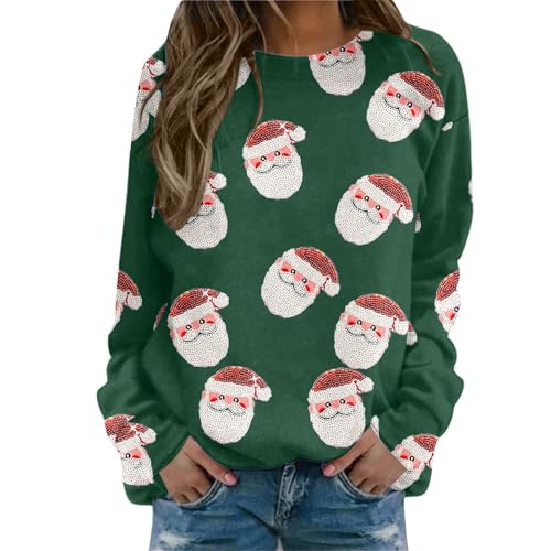 Sweatshirt femme confortable col rond pour éviter le froid lors des balades