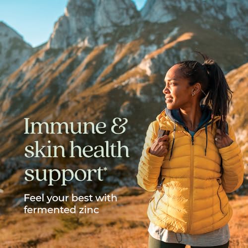 New Chapter Fermented Zinc Complex Supplement, 60 Count - image 2