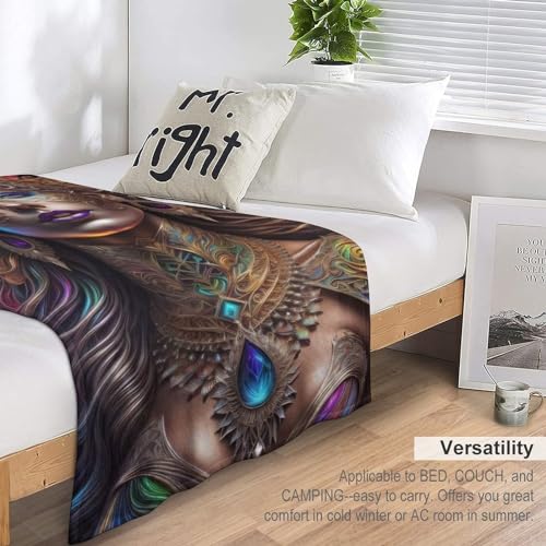 Manta de franela para sofá de la diosa griega de 180x200 cm suave 6