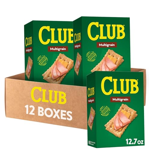 Club Multigrain Crackers snack crackers 12 boxes