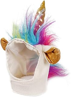 Wejjue Unicorn Hat Pet Cosplay Cap Cat Costume Accessories Party Supplies for Cat Dog Puppy Pet