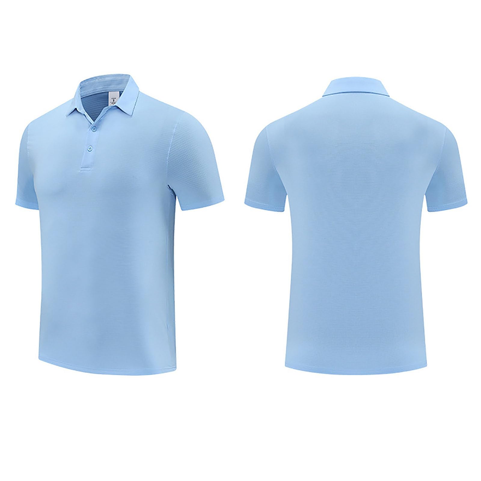 Poloshirt - Camisetas de manga corta con cuello de solapa y botones para hombre, ropa de corte clásico y capas base para un estilo diario simple