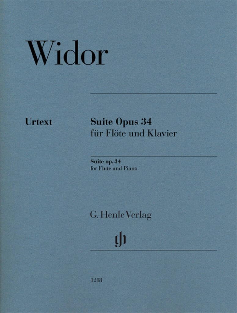 Suite - op. 34 - flute and piano - ( HN 1218): Instrumentation: Flute and Piano