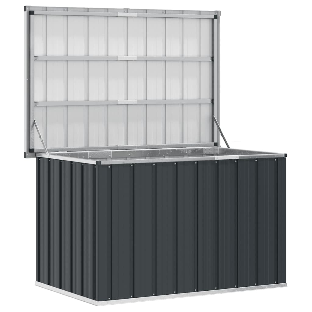 Scatola portaoggetti in acciaio zincato con molto spazio per cuscini, coperte, attrezzi, impermeabile, resistente alle intemperie, box da giardino per terrazza, balcone, spazio per esterni
