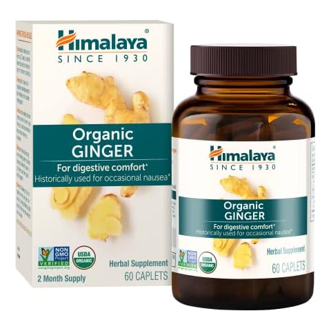 Himalaya Organic Ginger Digestive Relief Supplement, 60 Caplets Cover