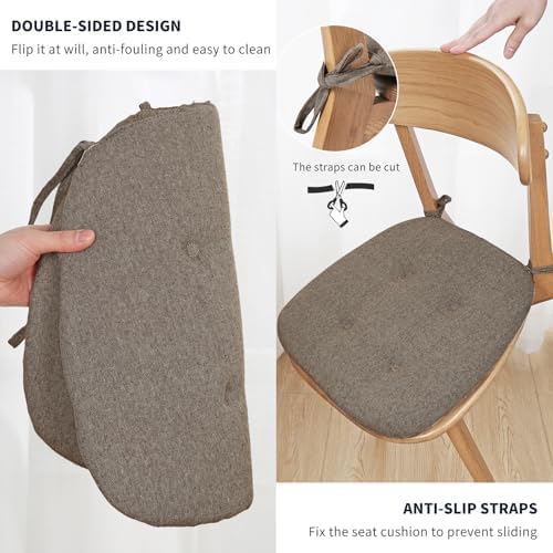 Cojines para silla Cucina pack 2 de 43x41x35 cm elevados para interior y exterior 3