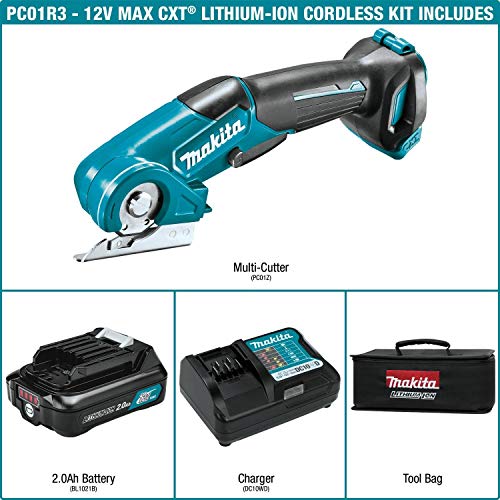 Makita PC01R3 12V max CXT® LithiumIon Cordless MultiCutter Kit (2.0Ah) • The Heavy Equipment