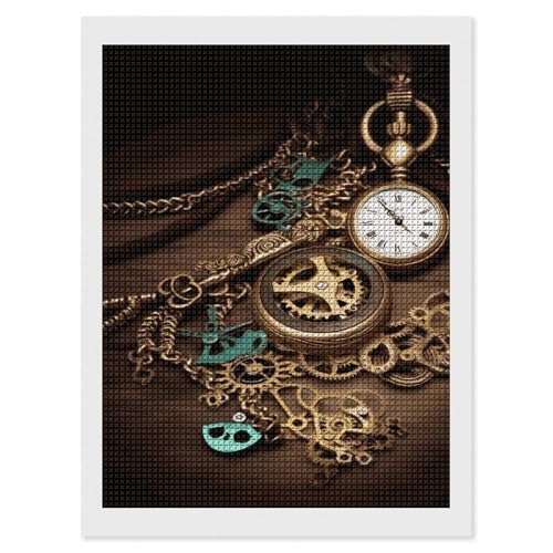 Kit peinture diamant 5D clé 30x40cm pour adulte débutant