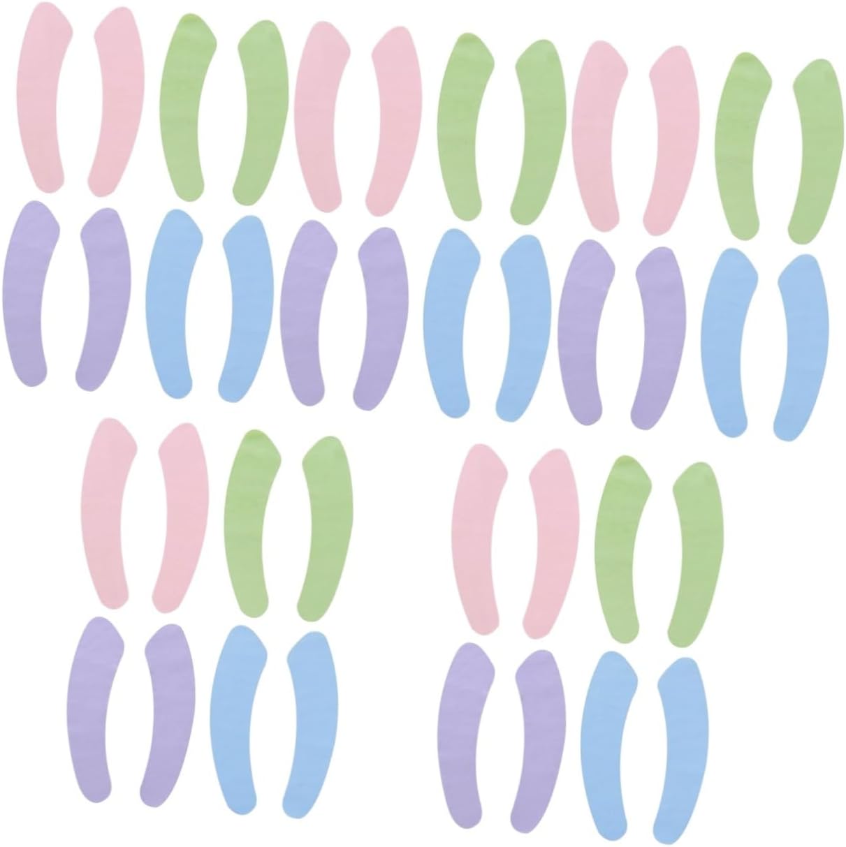 Gadpiparty 20pairs Toilet Seat Cover Adhesive Seat Pad Warm Velour Bathroom Accessory