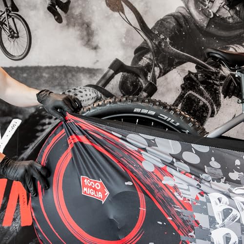 Funda bicicleta transporte interior almacenamiento suelos limpios 7