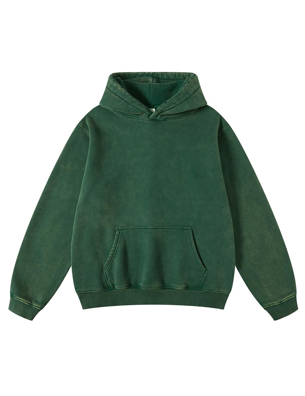 Faiablewomens Oversized Acid Wash Hoodie Unisex Heavyweight Cotton