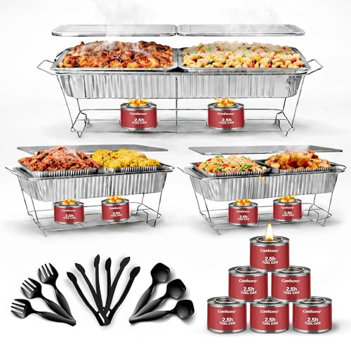 Disposable Chafing Dish Buffet Set, 33 Piece of...