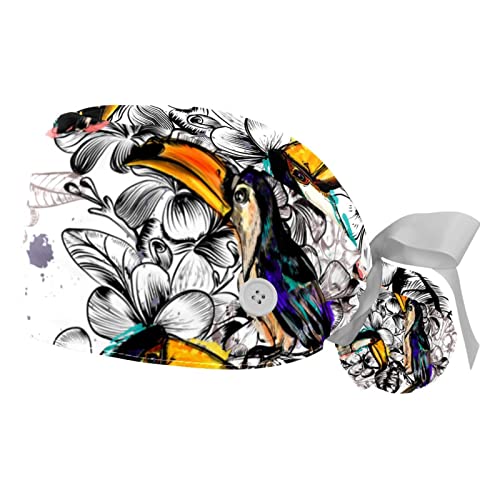 Chapeaux bouffants JDEZ casquettes de travail ajustables femmes