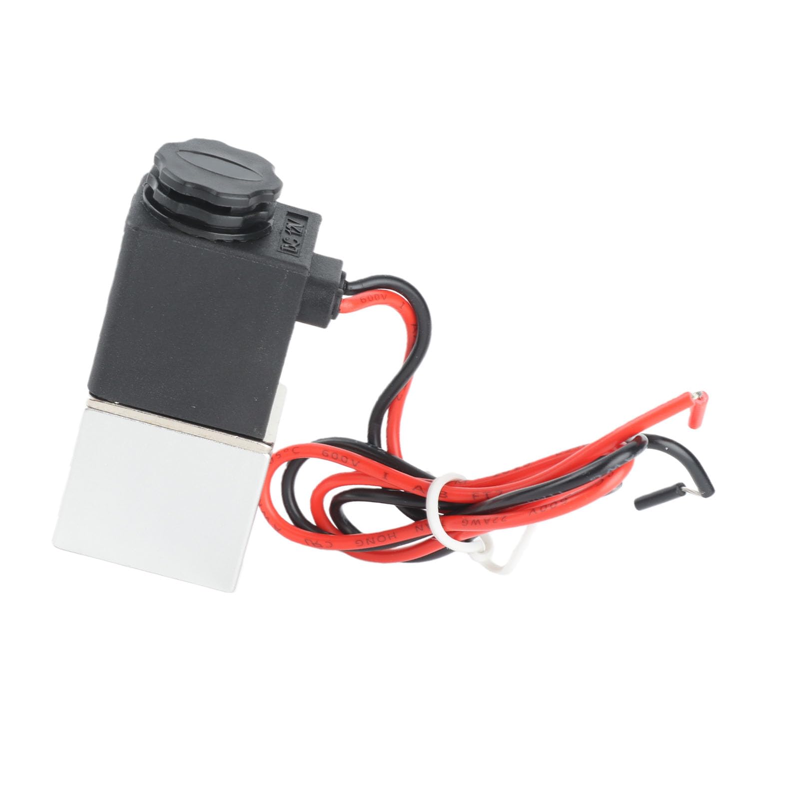 Magneetventiel - Normaal Gesloten - 12V DC - Nikkel - G1/2