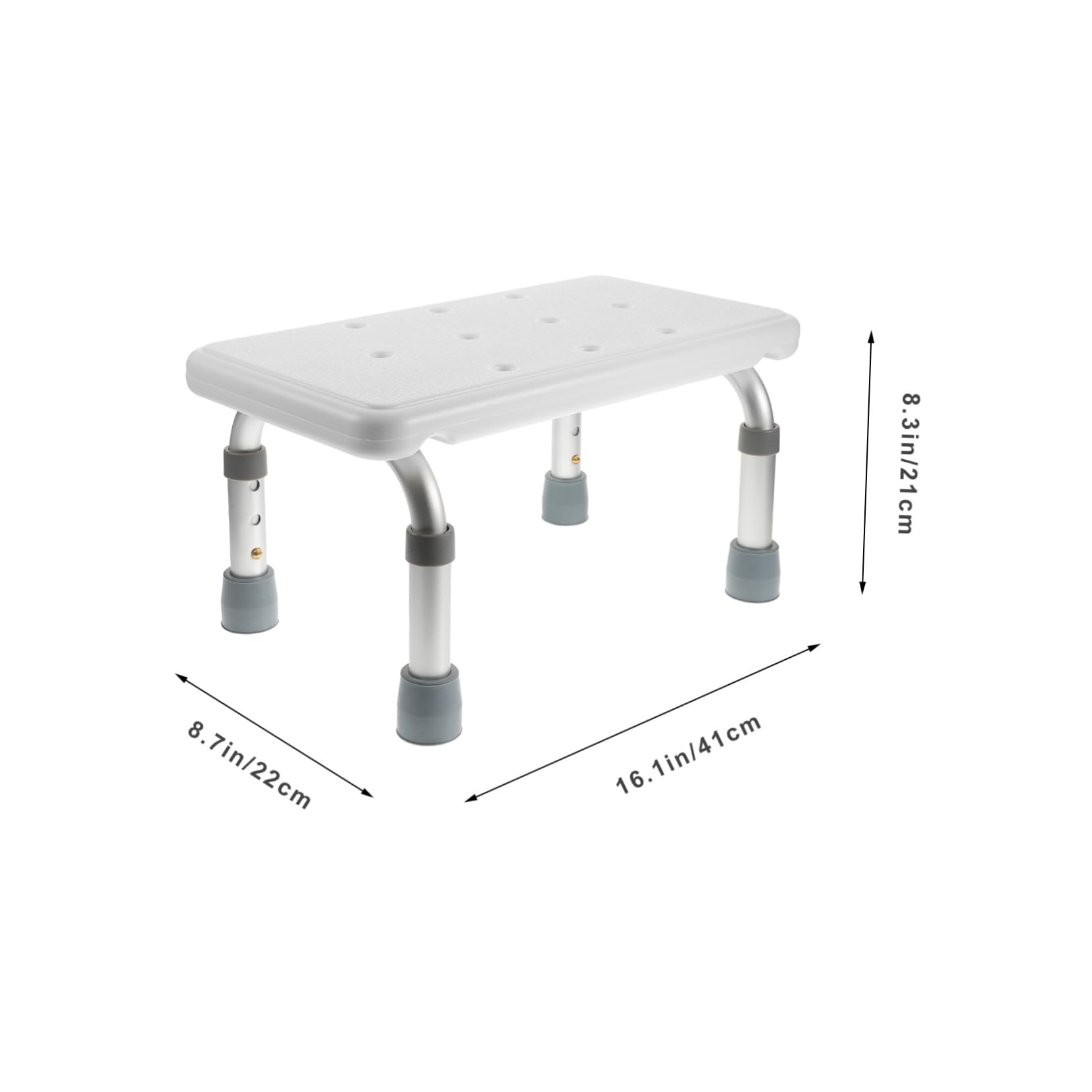 UPKOCH Taburete Telescópico Ajustable De Baño Asiento Resistente para Ducha Antideslizante Color Aleatorio para Ancianos y Personas Movilidad Reducida