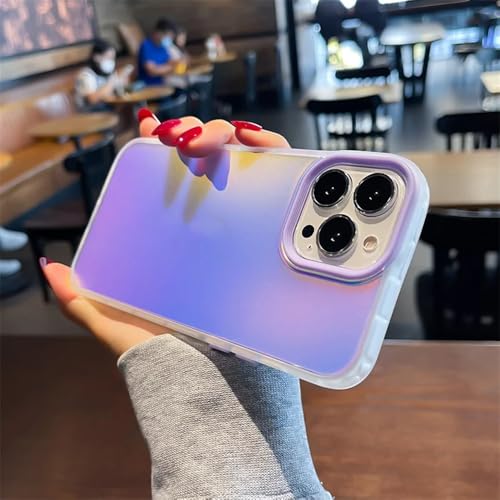Coque antichoc au laser pour iPhone 12 Pro mate violette