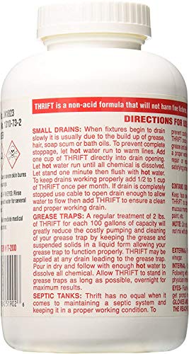 Thrift Marketing GIDDS-TY-0400879 Drain Cleaner 2 lb (Sіnglе pасk)