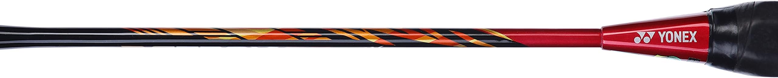 YONEX Astrox 99 Play Graphite Strung Badminton Racket with Full Racket Cover (Cherry Sunburst) | for Intermediate Players | 83 Grams | Maximum String Tension - 28lbs