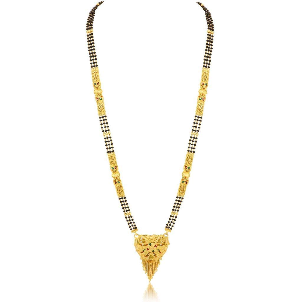 Sukkhi Modern Gold Plated Wedding Jewellery Mangalsutra for women (MP73673) (B07NZ5Y3ZS) Amazon Price History, Amazon Price Tracker