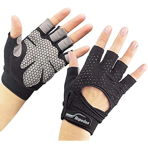 Hopedas Fitness Handschuhe, Trainingshandschuhe Handflächenschutz Cover