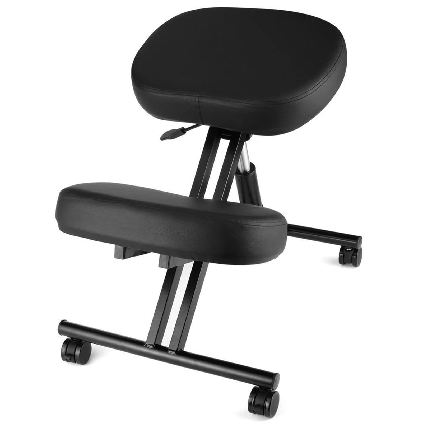 Krzesło biurowe Ergonomiczne krzesło klęczące, regulowany stołek do domu i biura z grubymi wygodnymi poduszkami