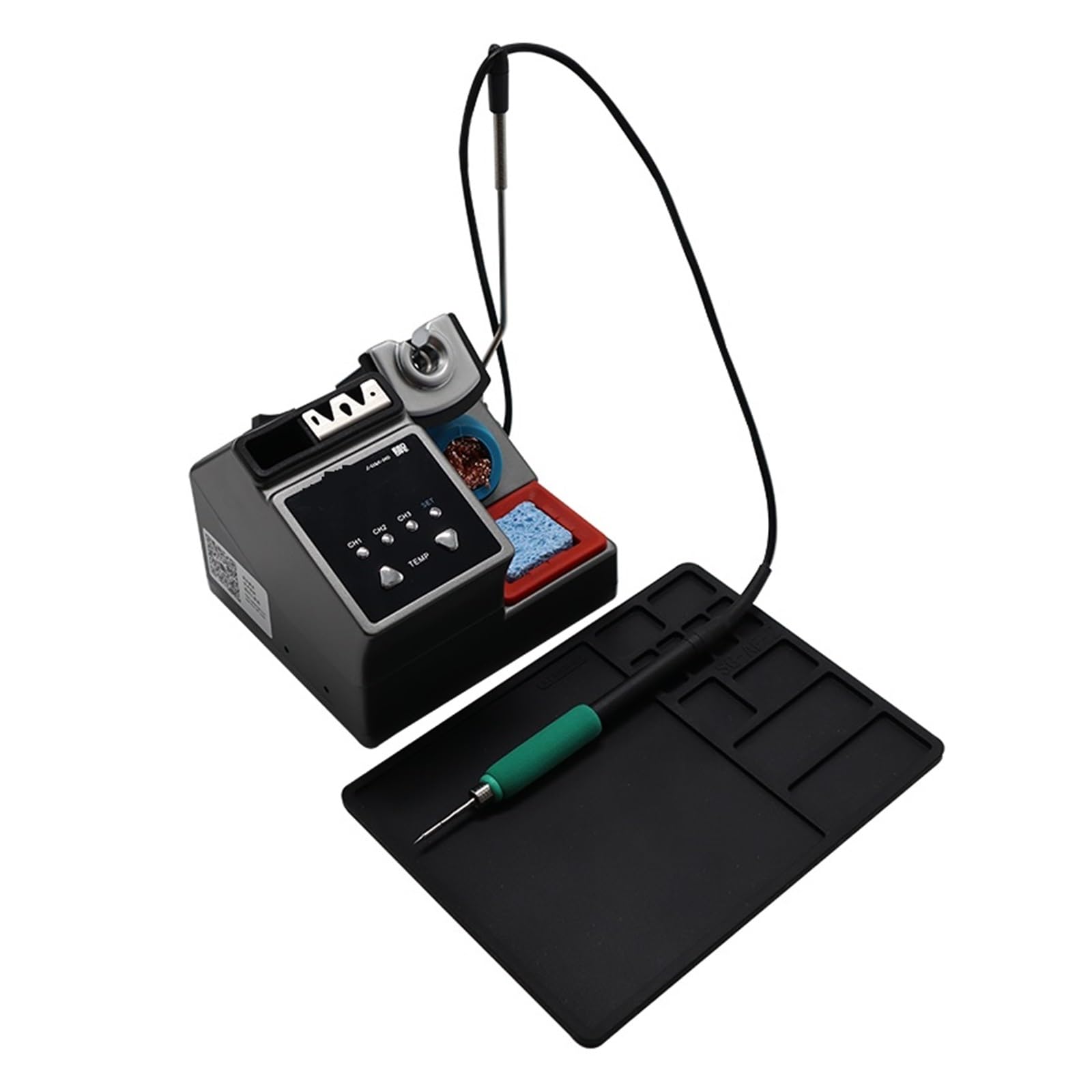 Stacja Lutownicza Bezołowiowa Kompatybilna Z C115/C210/C245 Uchwyt Chip Control Temperatury Do Naprawy PCB BGA Spawanie Wydajna Lutownica(C115 with 3 tips)