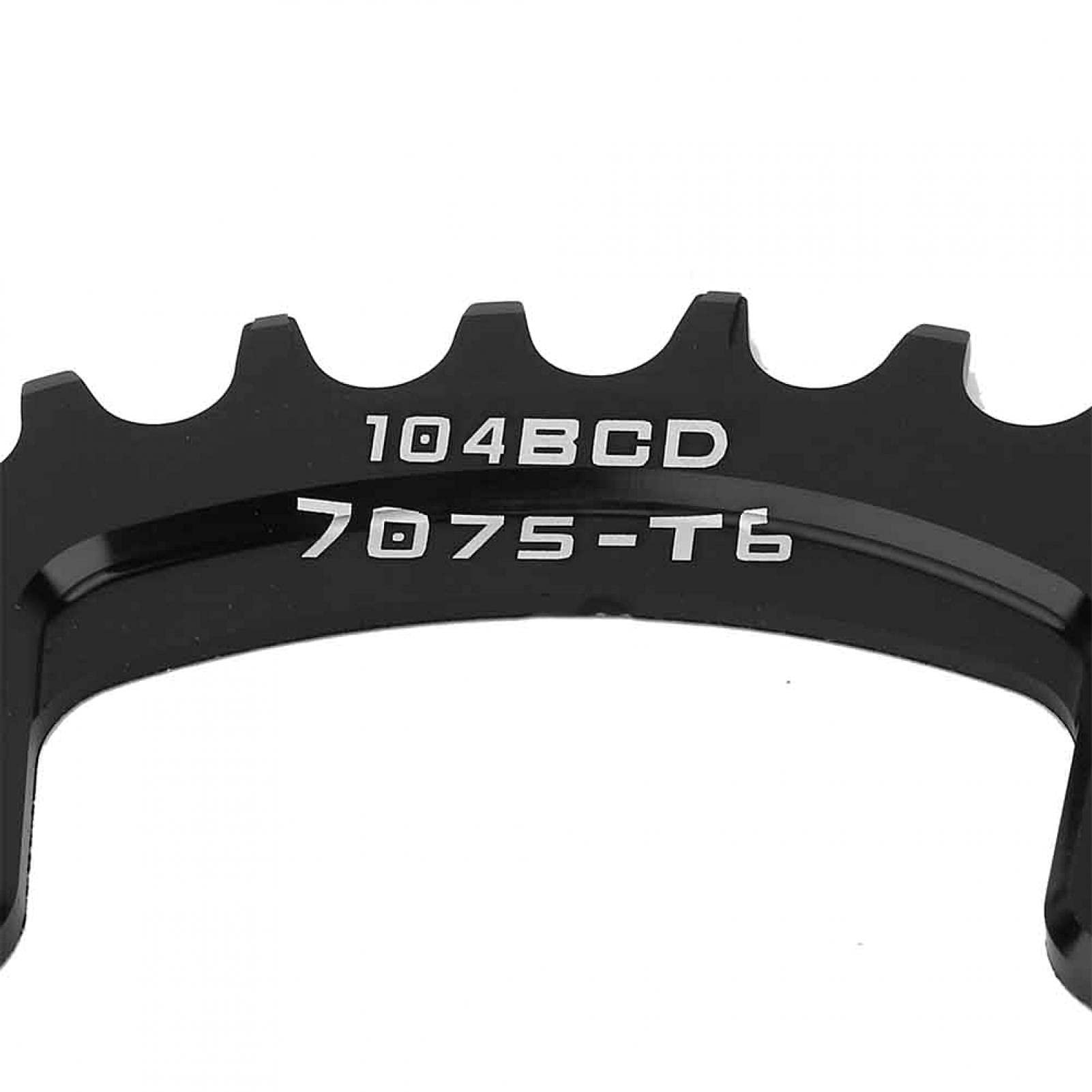 Plato de Bicicleta, Plato único de Bicicleta, BCD 104MM 40T 42T Anillo de Cadena Simple de Plato Ancho Estrecho para bielas Am/XC Bicicleta