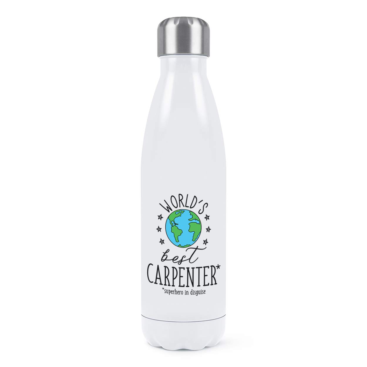 Bouteille Isolée Charpentier en Acier Inoxydable : Fini l'Eau Chaude avec cette Gourde 500ml
