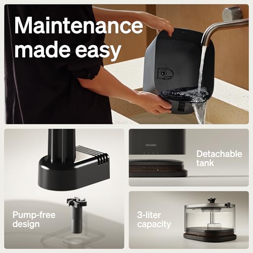 Image of PETLIBRO Upgrade Cat Water Fountain, Cordless Cat Fountain Battery Operated, App Monitoring 3L /101oz Dockstream 2 Pet Water Fountain with Stainless Steel Tray, 5GHz WiFi Dog Water Bowl Dispenser