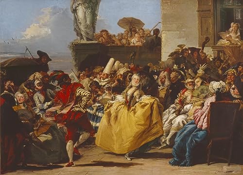 Peinture murale Tiepolo de haute qualité | Toile décoration salon 60x90cm