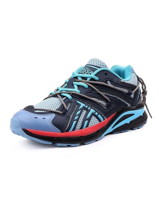 Image of Bacca Bucci x Discovery Vulcan Men's Outdoor Lifestyle Sneakers | Breathable Mesh Upper | Speed Lacing System | Cushioned EVA Midsole