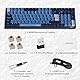 RK ROYAL KLUDGE RK98 Mechanische Tastatur Kabellose Gaming Tastatur 2.4G/Bluetooth 5.1/USB-C RGB Hinterleuchtet Deutsches Layout QWERTZ 100 Tasten Hot Swappable Roter Schalter, Blau