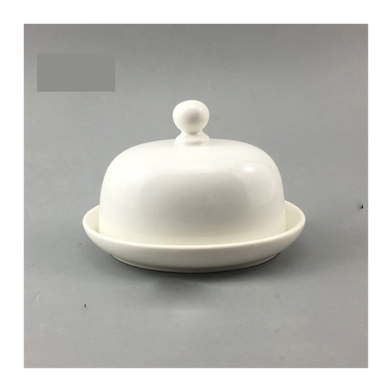 Mantequera con Tapa Mantequera de Porcelana con Tapa Mantequera, Ancha Mantequilla Este/Oeste Contenedores de Mantequilla para Encimera (Color : Style 3, Size : Small) (Style 1 S)